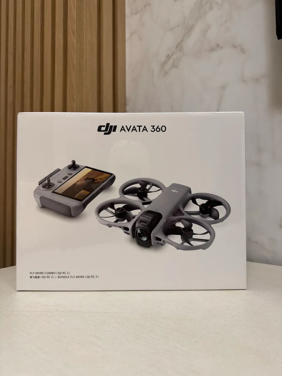 DRONE DJI AVATA 360 FLY MORE COMBO CONTROLE COM TELA