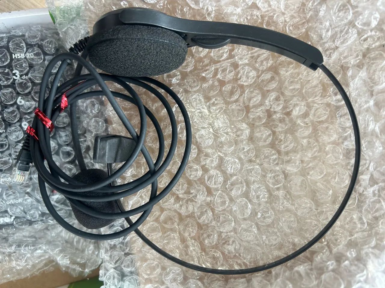 Telefone analógico com headset  - Foto 2