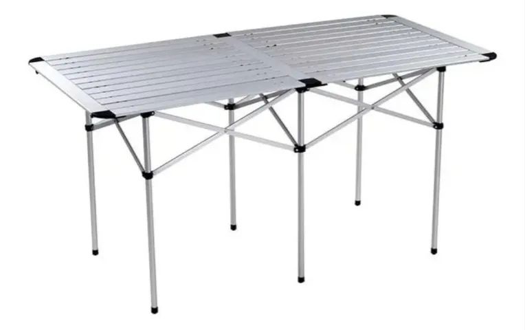 Mesa dobrável de alumínio - Foto 2