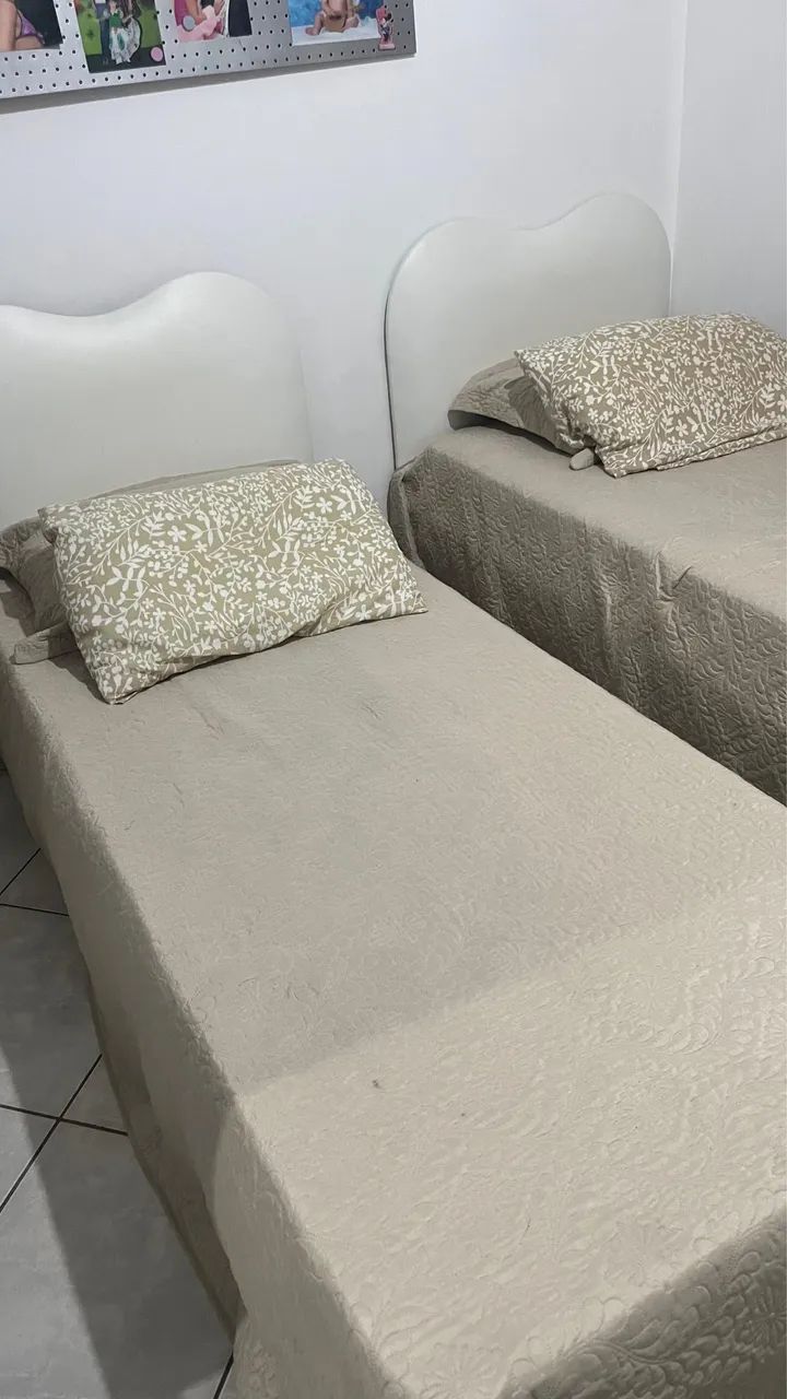 Cama solteiro madeira maciça 