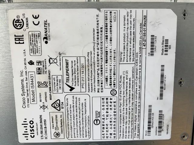 Roteador Cisco Modelo ISR4331 - Foto 3