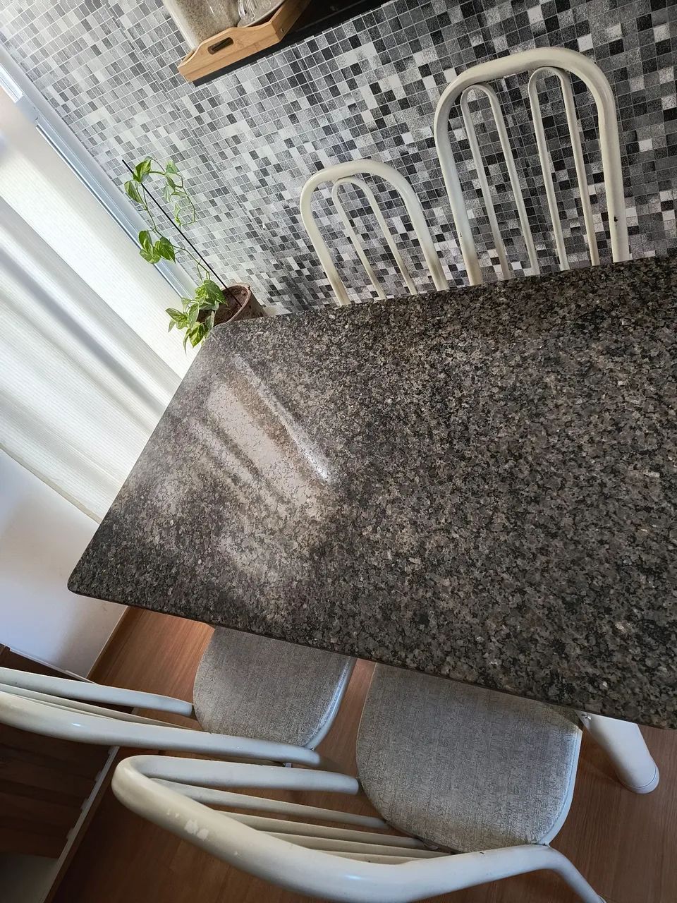 Mesa granito 4 cadeiras  - Foto 2