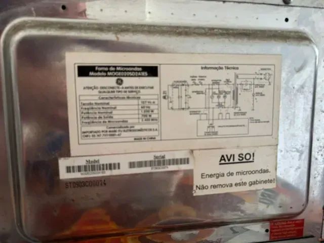 Microondas GE 25 litros (com defeito, mas em funcionamento) - Foto 3