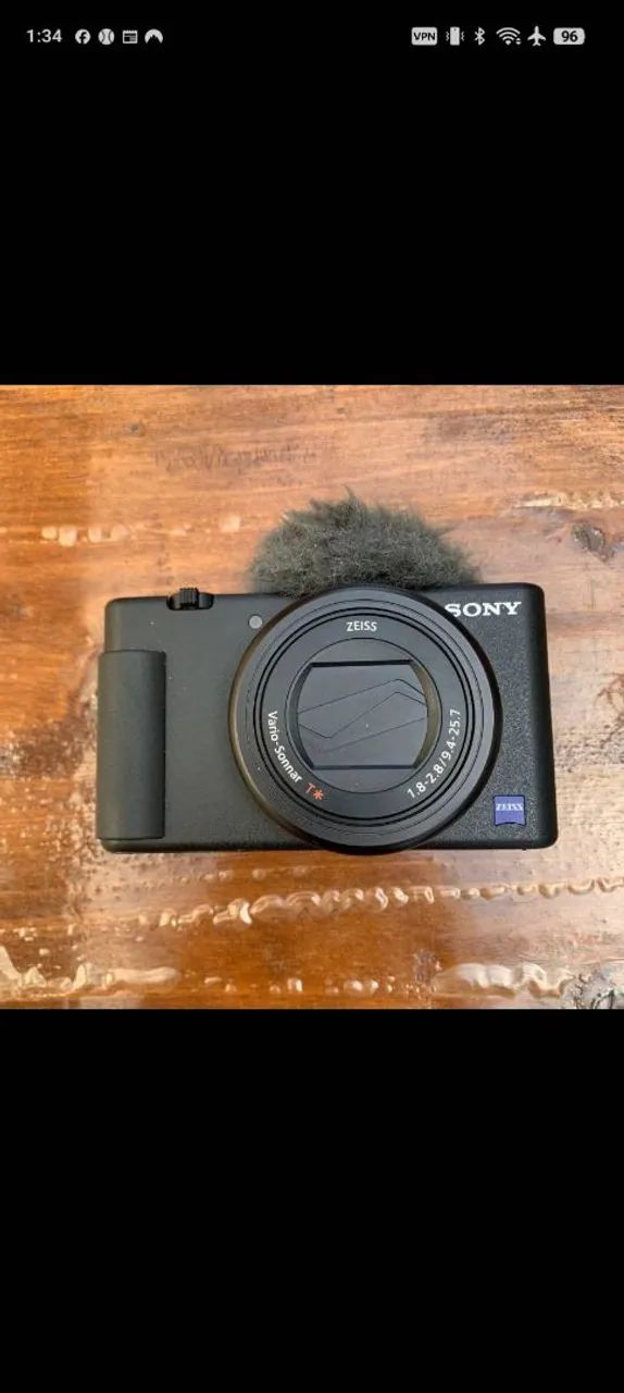 Sony ZV-1 VLOG-SET - Câmera Profissional para Vlog - Seminova + Acessórios - Foto 2