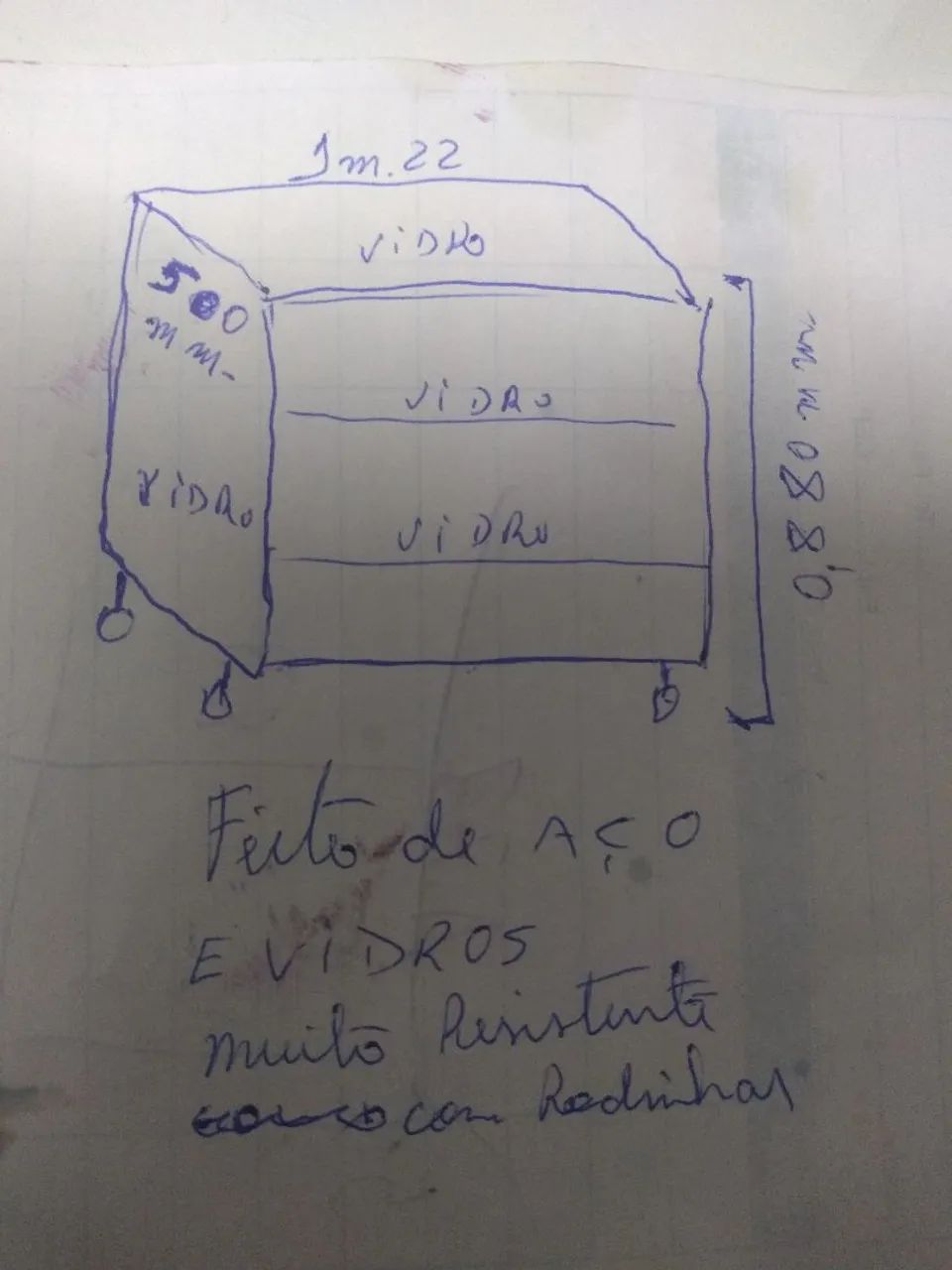 Balcão vitrine excelente 