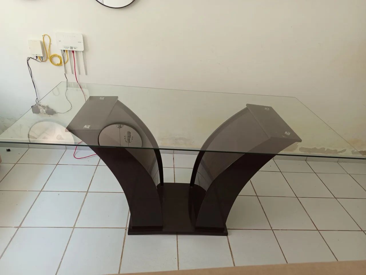 Vendo mesa com tampo de vidro  - Foto 2