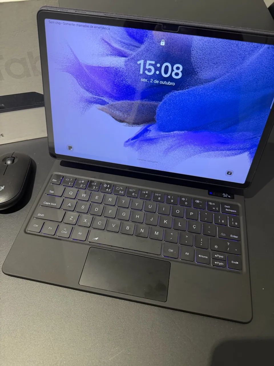Galaxy Tab S7 FE 128gb + teclado keyboard - Foto 2