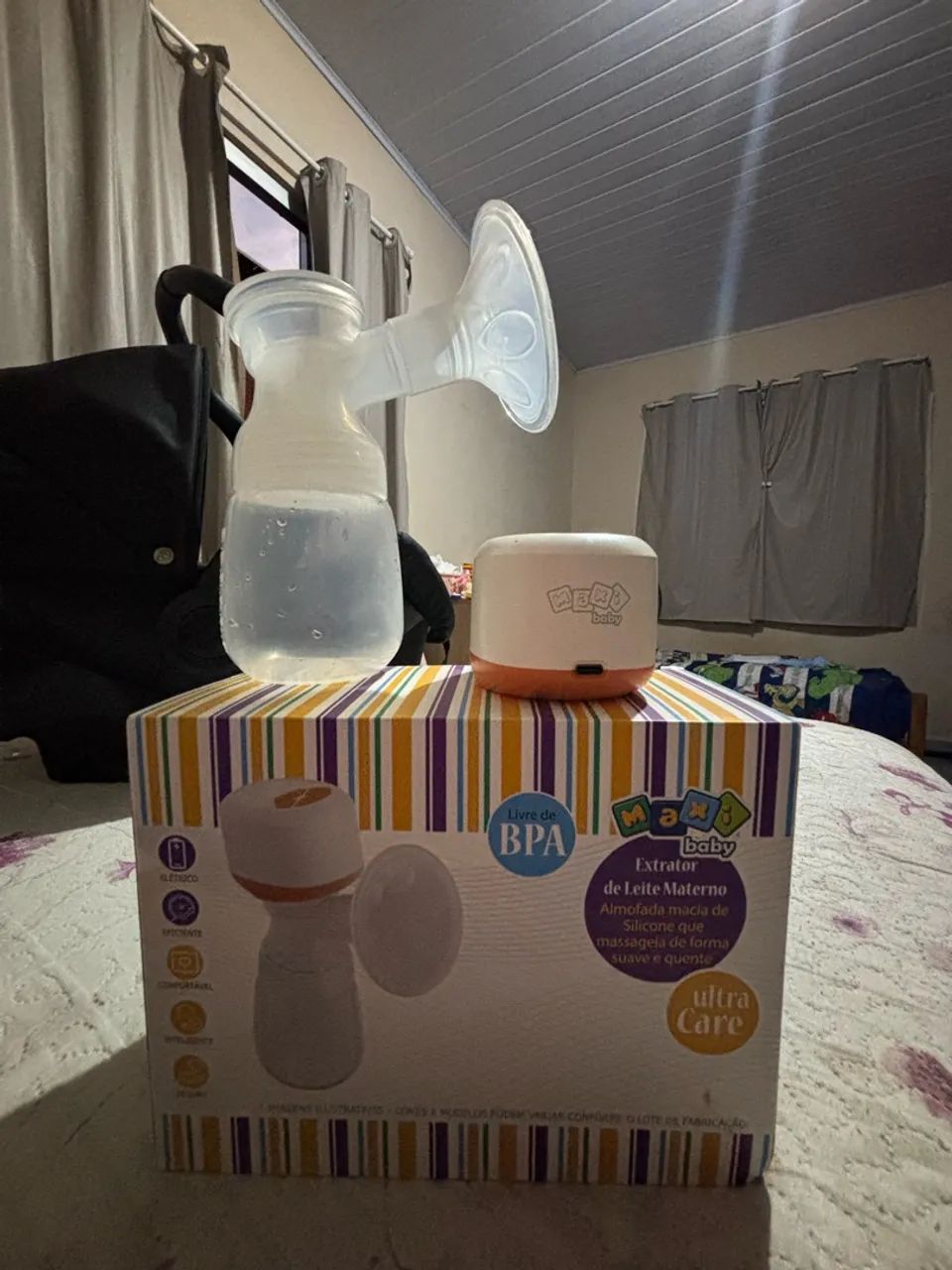 Bomba elétrica de leite materno  - Foto 3