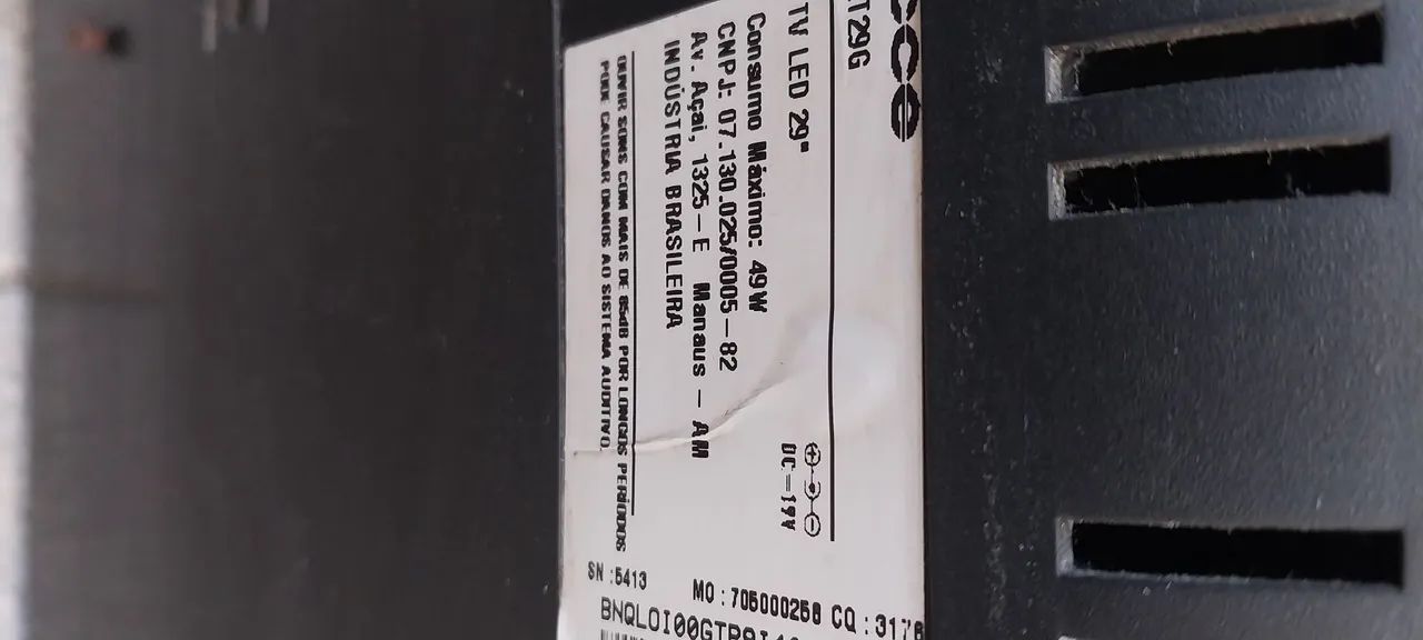 TV CCE 29 polegadas com defeito  - Foto 2