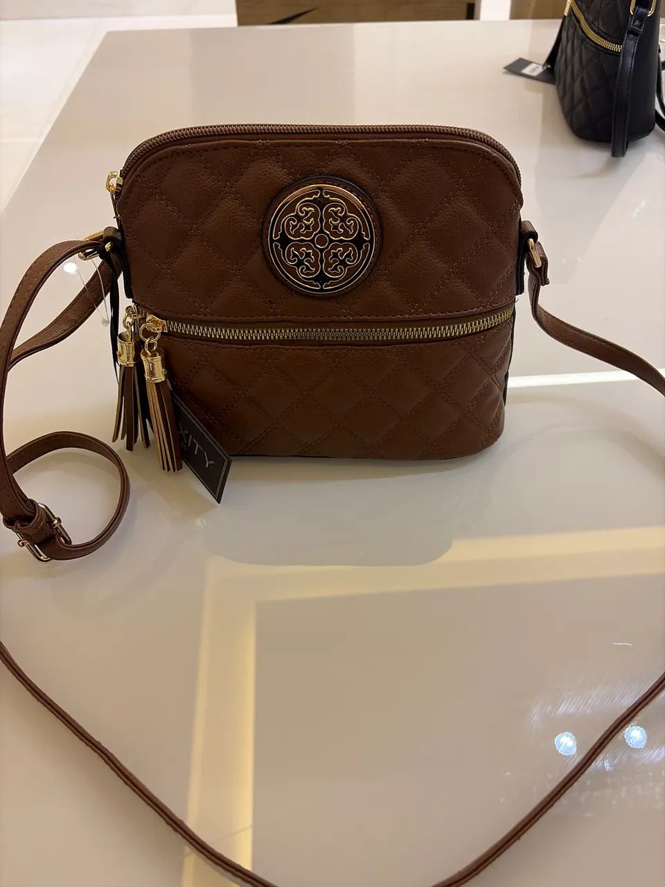 Bolsa transversal marrom nova comprada nos eua  - Foto 3