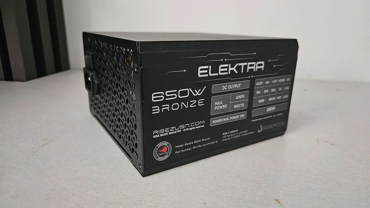 Fonte modular 650W Elektra. - Foto 3