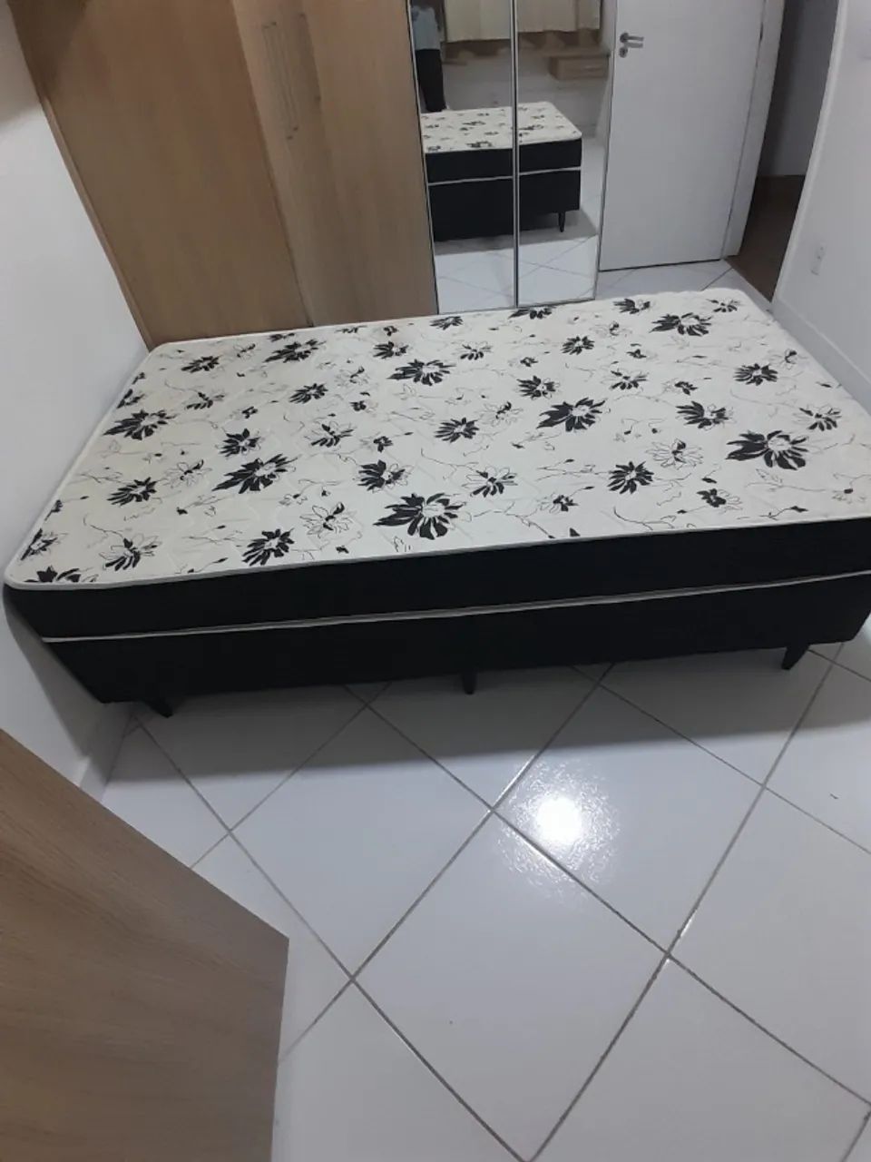 Cama Solteiro Union Colchão Conjugado - Foto 4