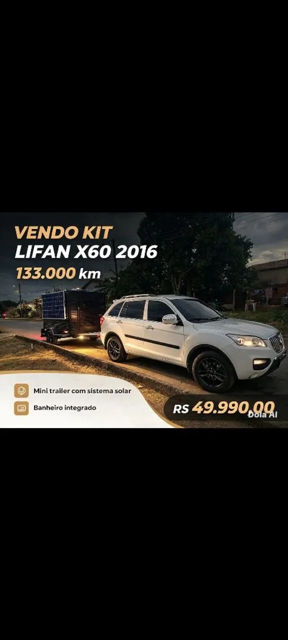 MINI TRAILER/BANHEIRO/SISTEMA SOLAR!! - Foto 3