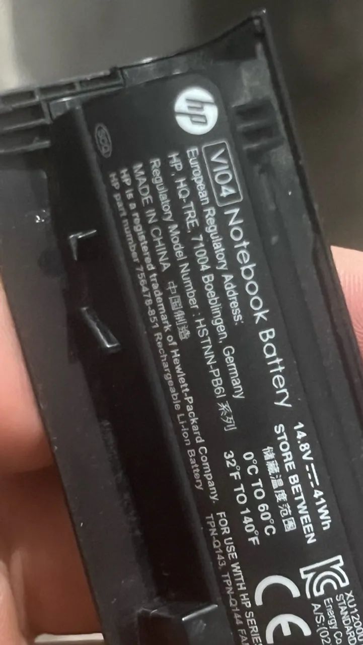 Bateria notebook HP 