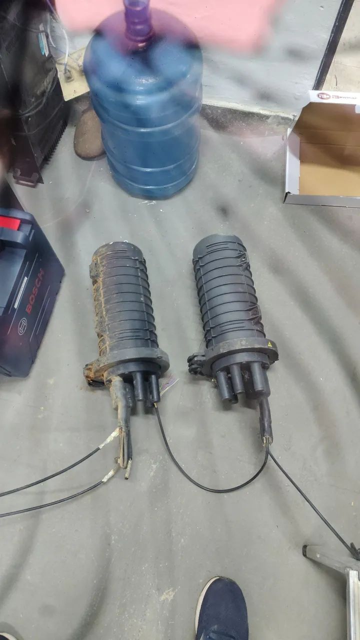 Caixa de emendas de fibra óptica 
