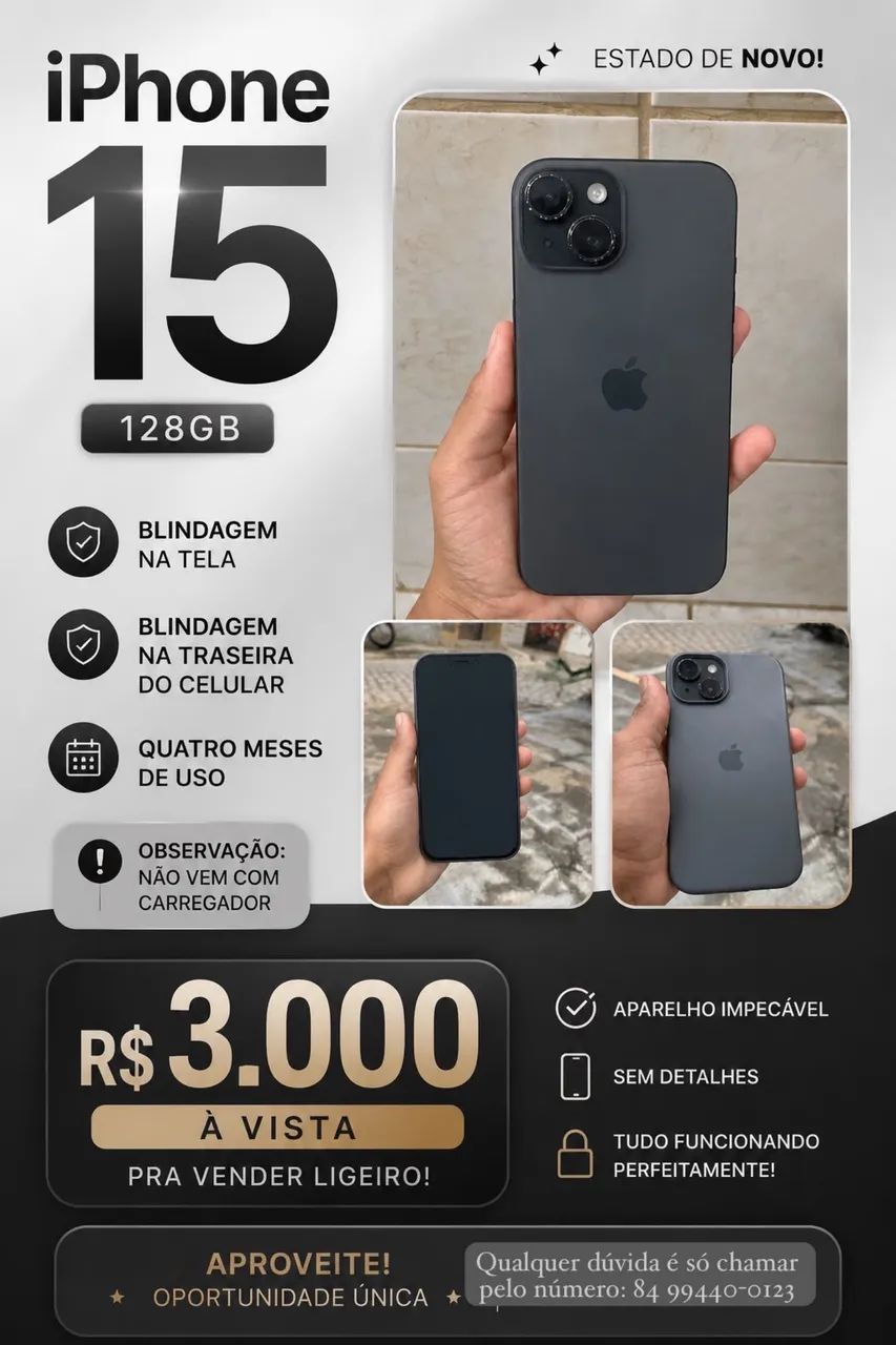 iPhone 15 - 128GB