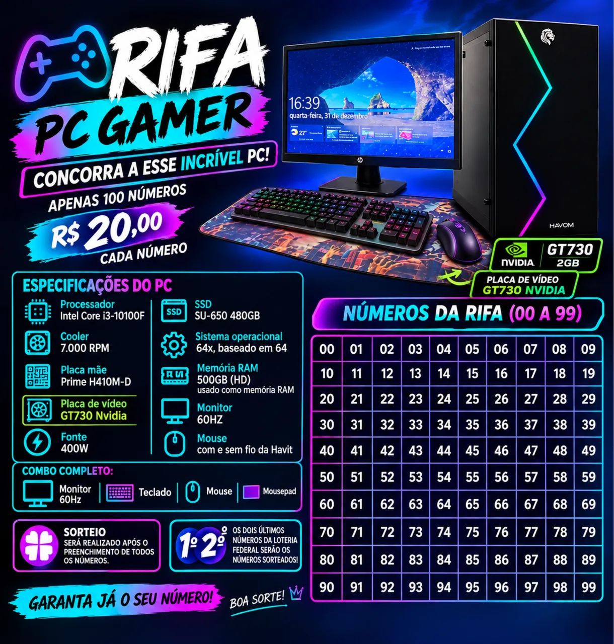 Computador gamer