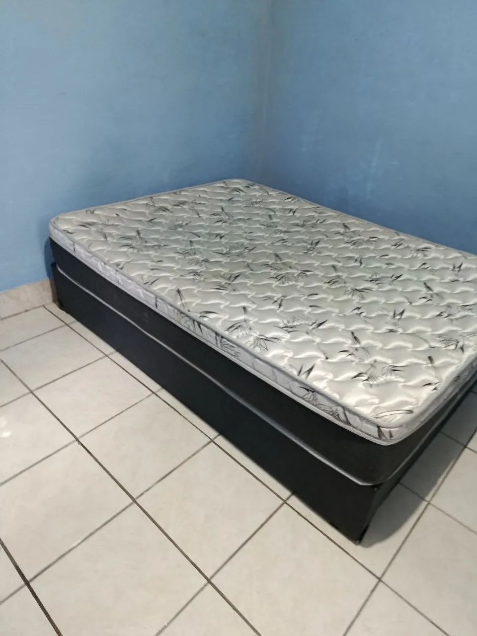 Cama Box + Colchão de molas ensacadas Castor - Foto 2