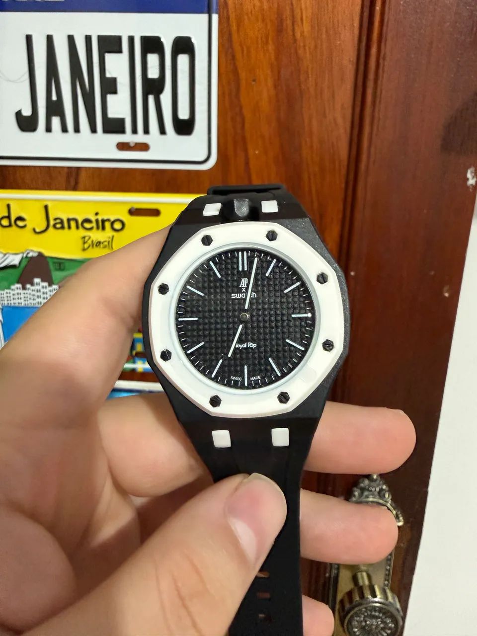 Relógio Royal Pop Swatch X Audemars Piguet