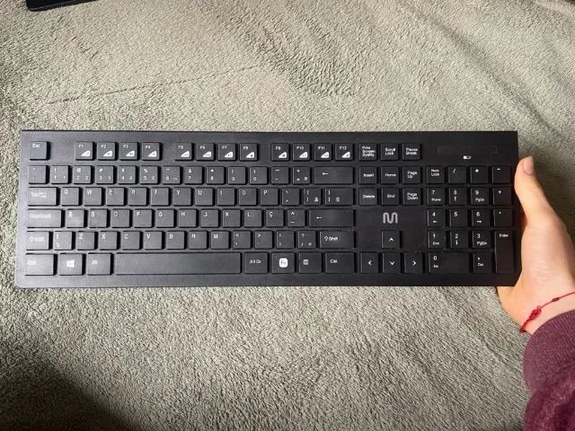 Teclado e mouse multilaser