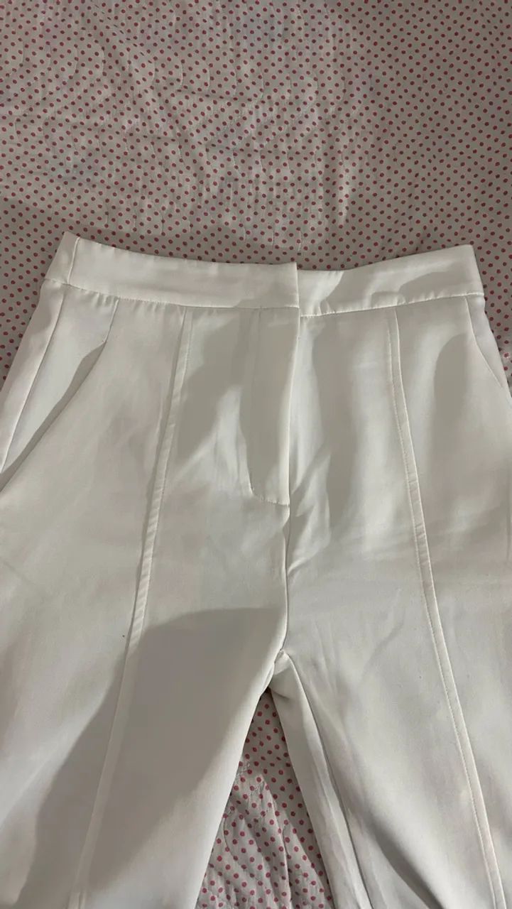 Calça branca alfaiataria  - Foto 4