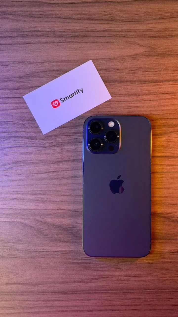 IPHONE 14 PRO MAX - ROXO - 256GB - BATERIA 85% | LOJA FÍSICA