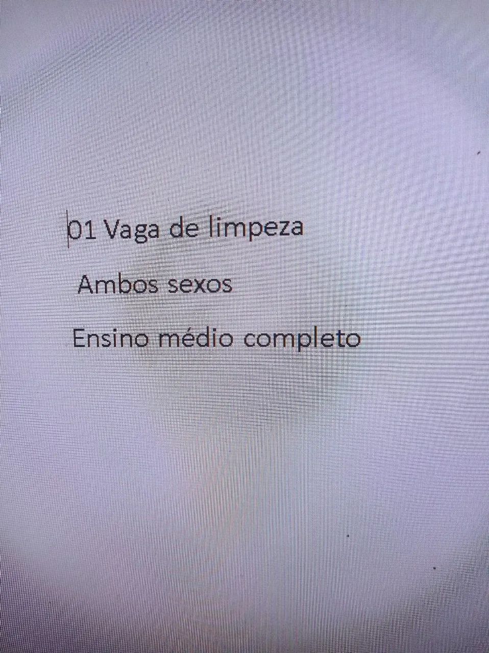 Vaga limpeza  - Foto 2