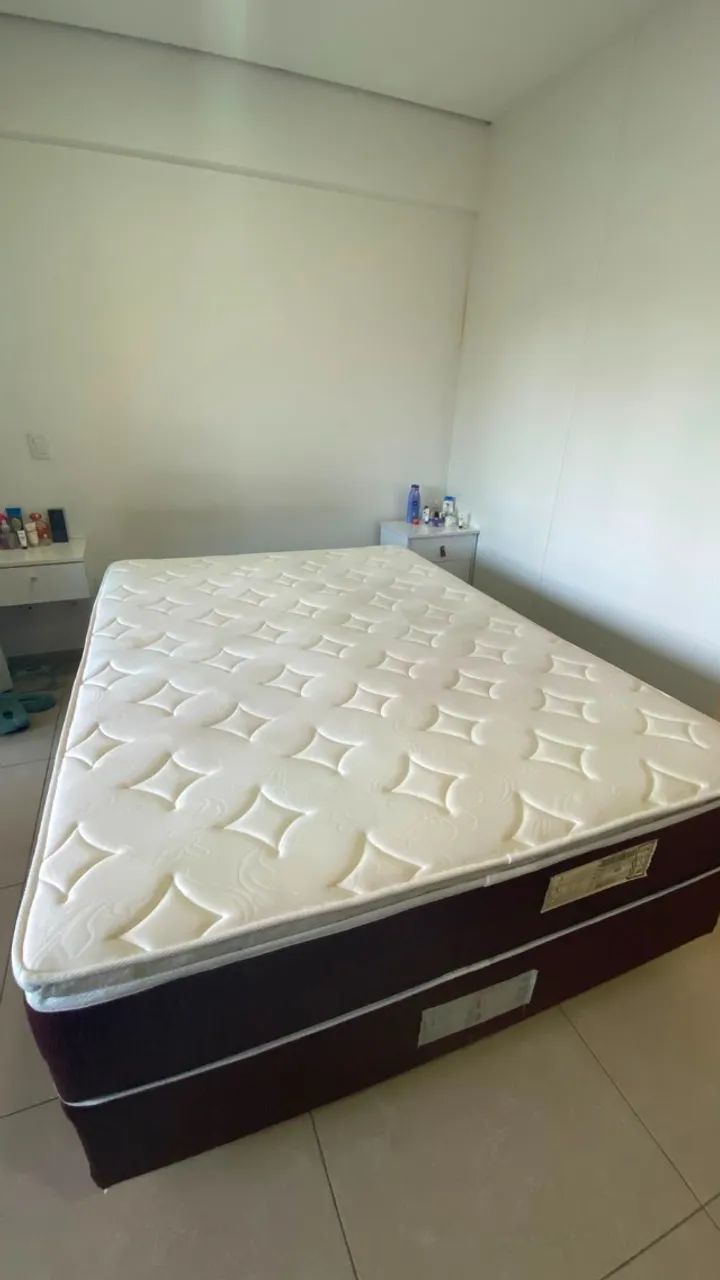 Cama box com colchão