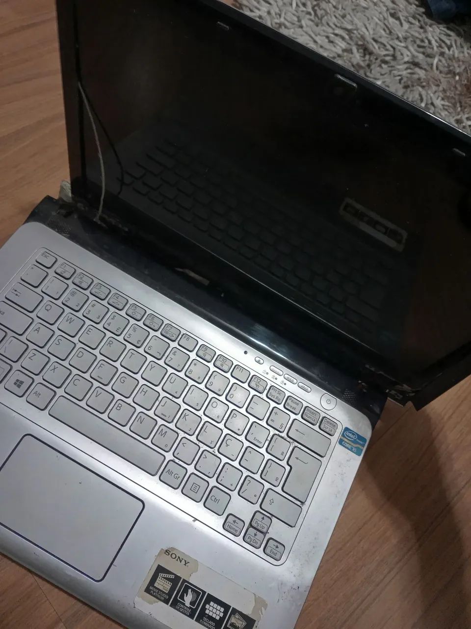 Notebook Sony vaio, para retirada de peças  - Foto 3