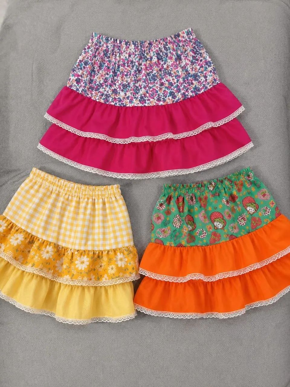 Saia junina veste de M a G - Foto 2