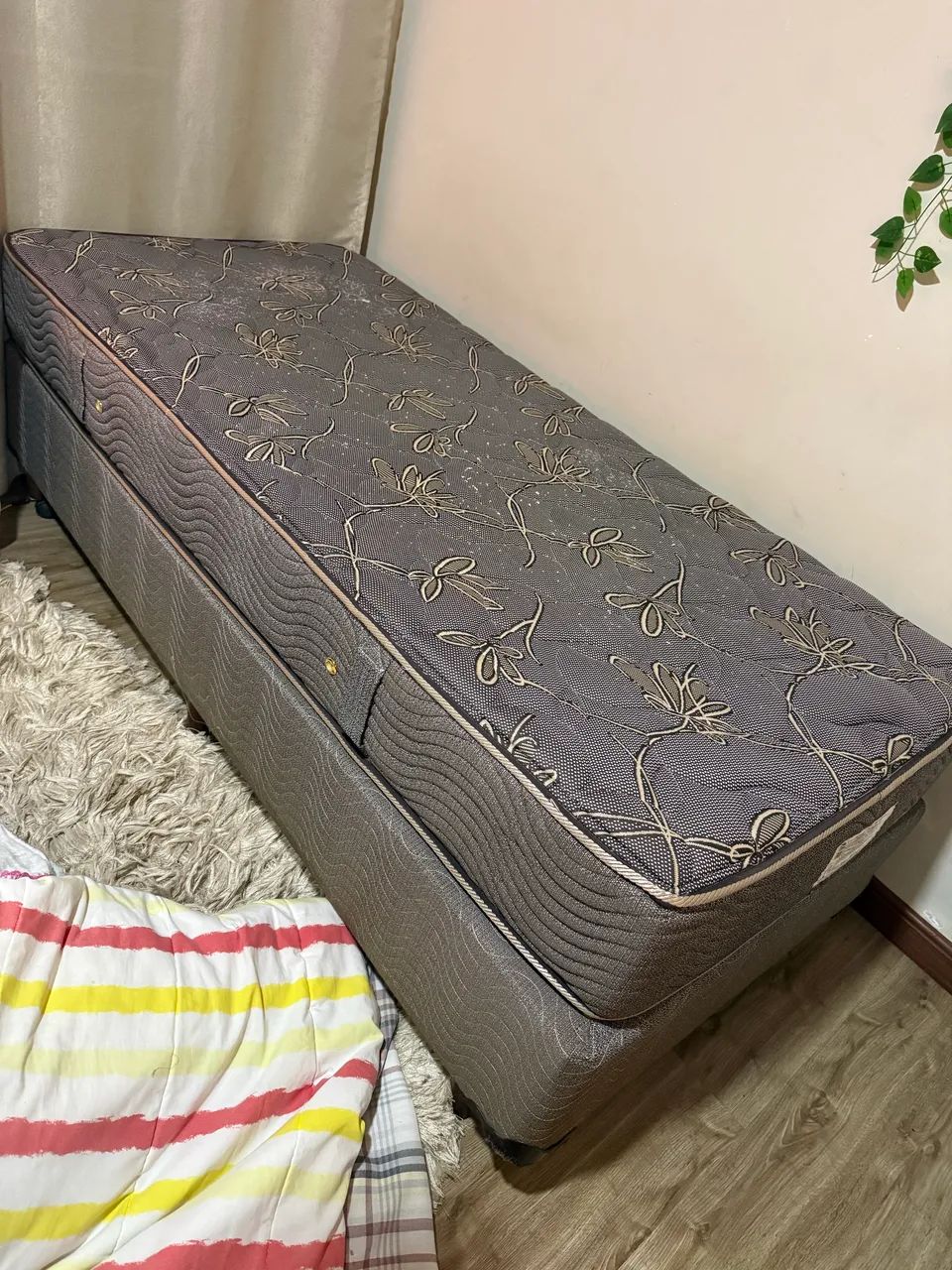CAMA BOX SOLTEIRO MOLAS ENSACADAS COM BASE HOTELIER - Foto 2