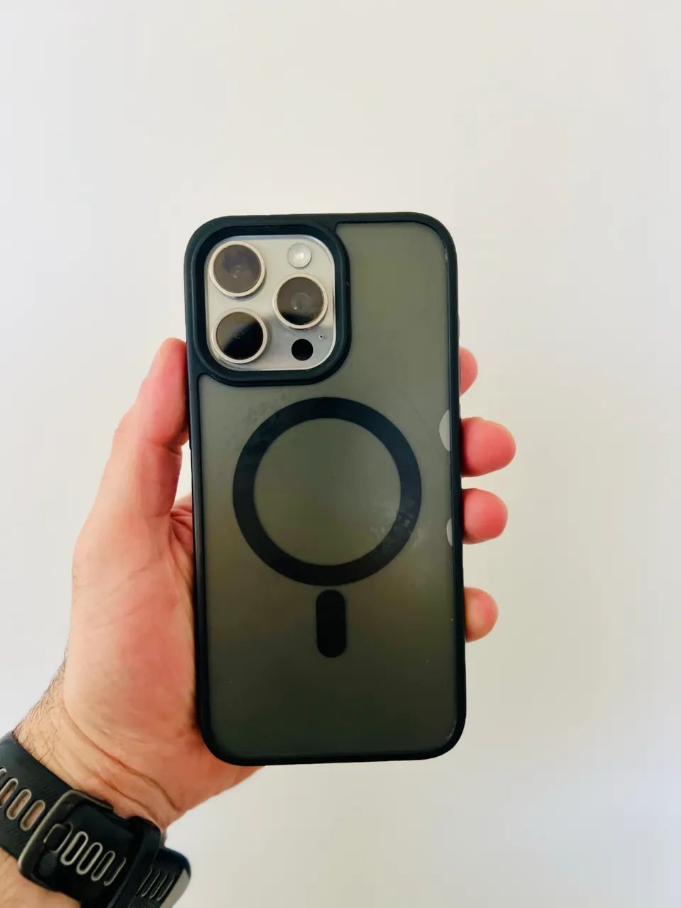 iPhone 15 Pro Max 256GB Titânio Natural - Impecável + Capa X-One - Foto 5