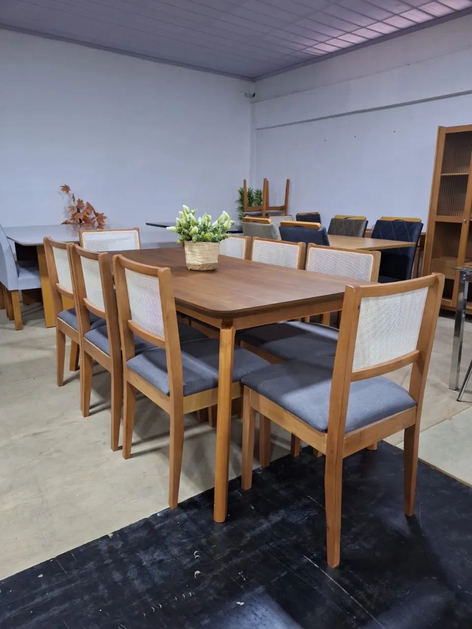 Mesa Jantar 6cad 100% Madeira  - Foto 3