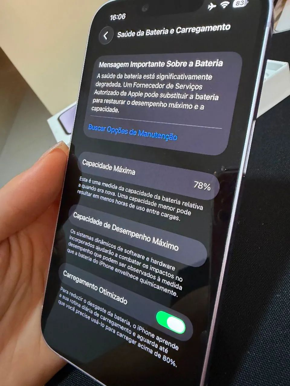 iPhone 14 128GB, branco, muito bem conservado e em perfeito estado de funcionamento. - Foto 4