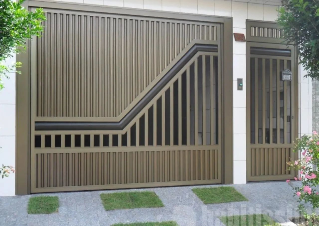 Fabricamos portões de garagem e social 