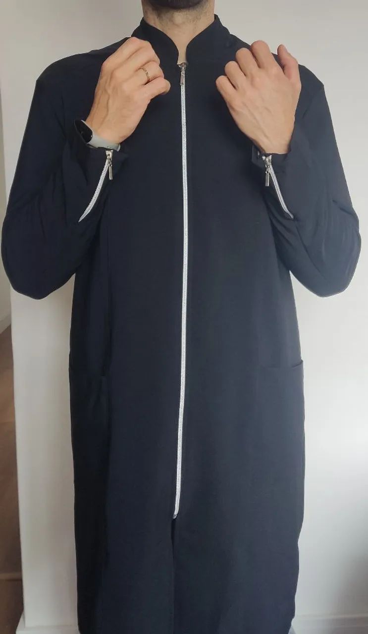 Jaleco elegante preto - Foto 2