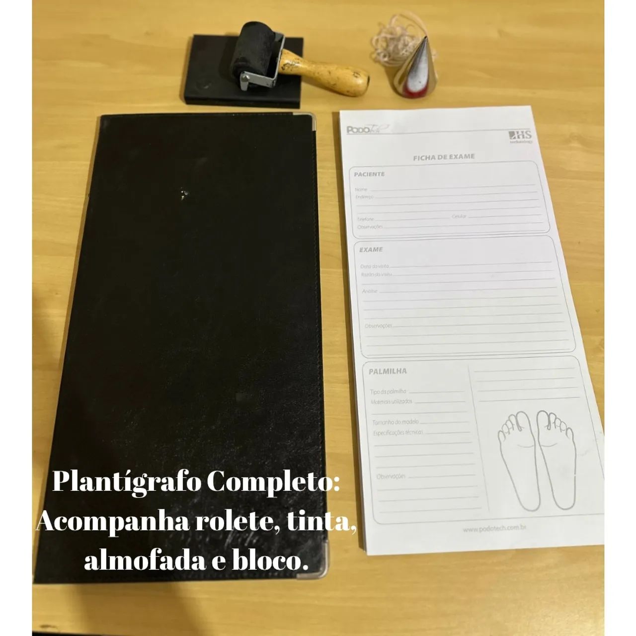 Gabaritos, plantígrafo e material para confecção de palmilha - Foto 2