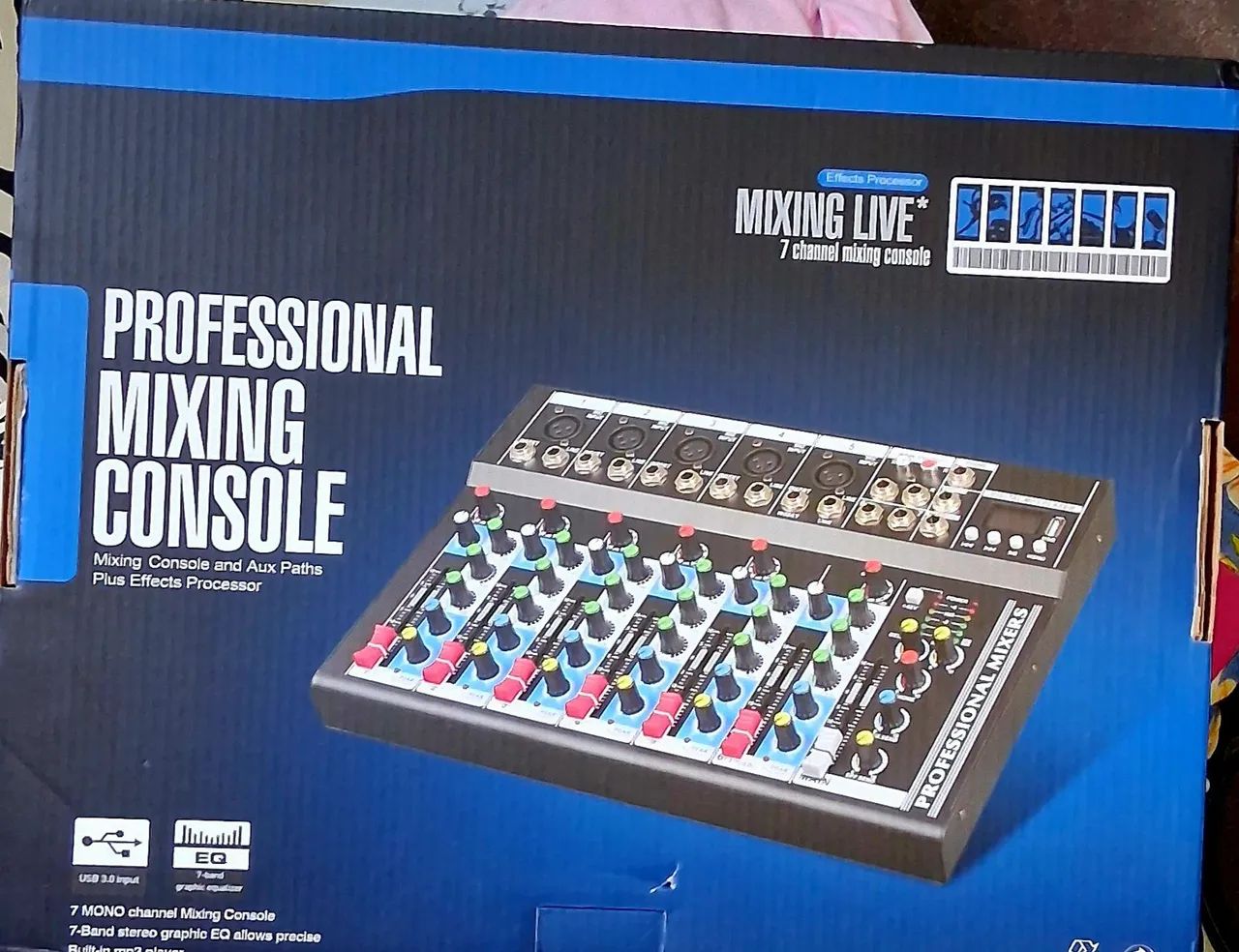 Mesa de Mixagem com Interface 7 Canais USB Bluetooth e Phantom Power - Foto 2