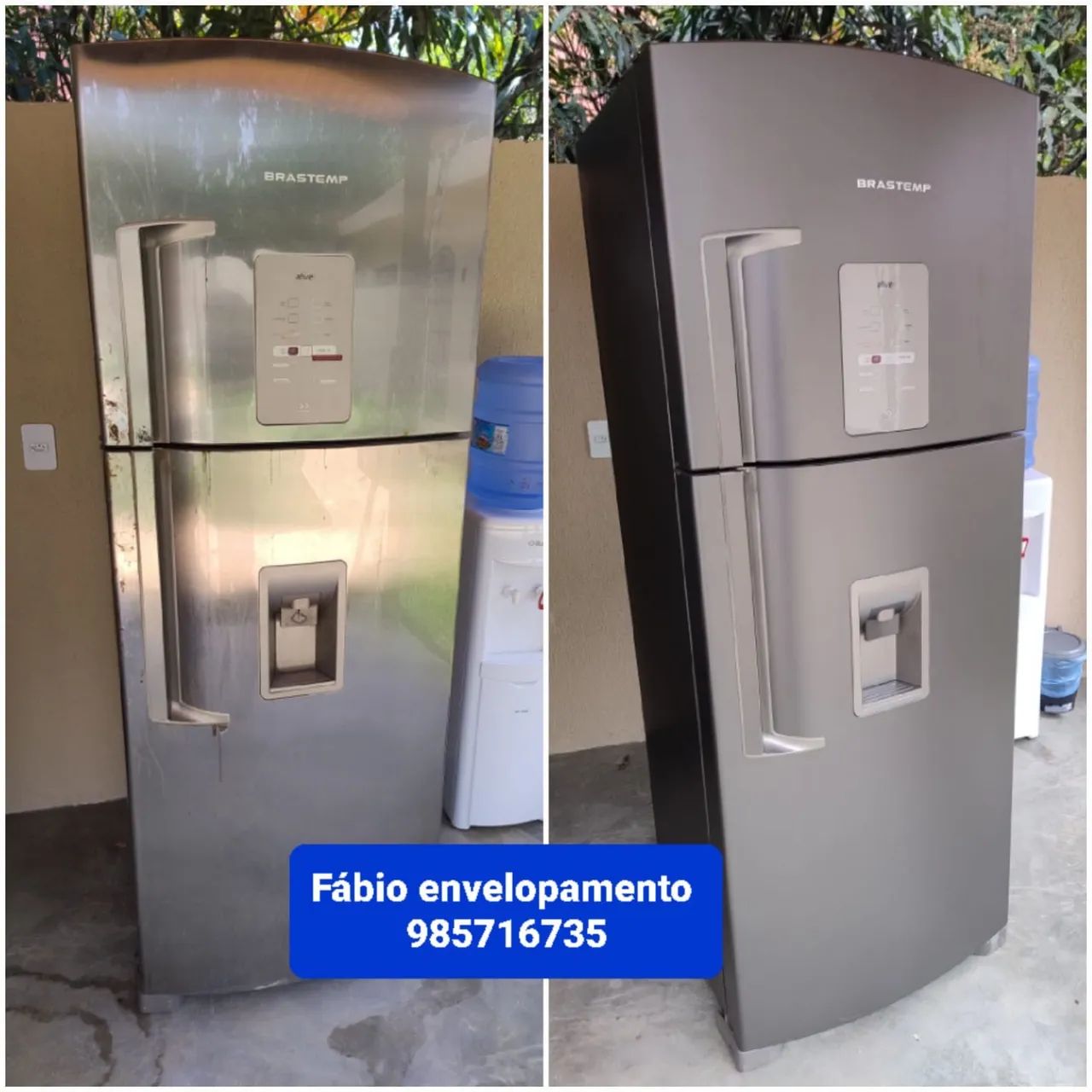 Envelopamento de geladeira  - Foto 5