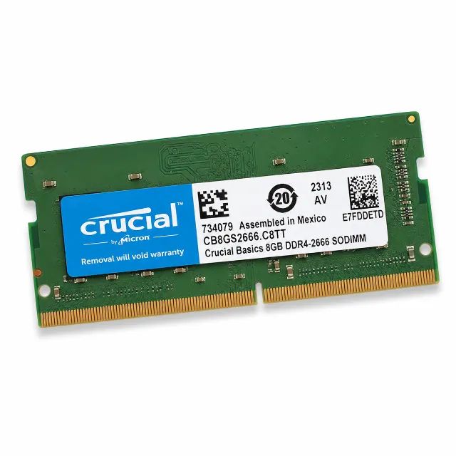 Memória RAM DDR4 Crucial 8GB 2666MHz - CB8GS2666.C8TT - Memória