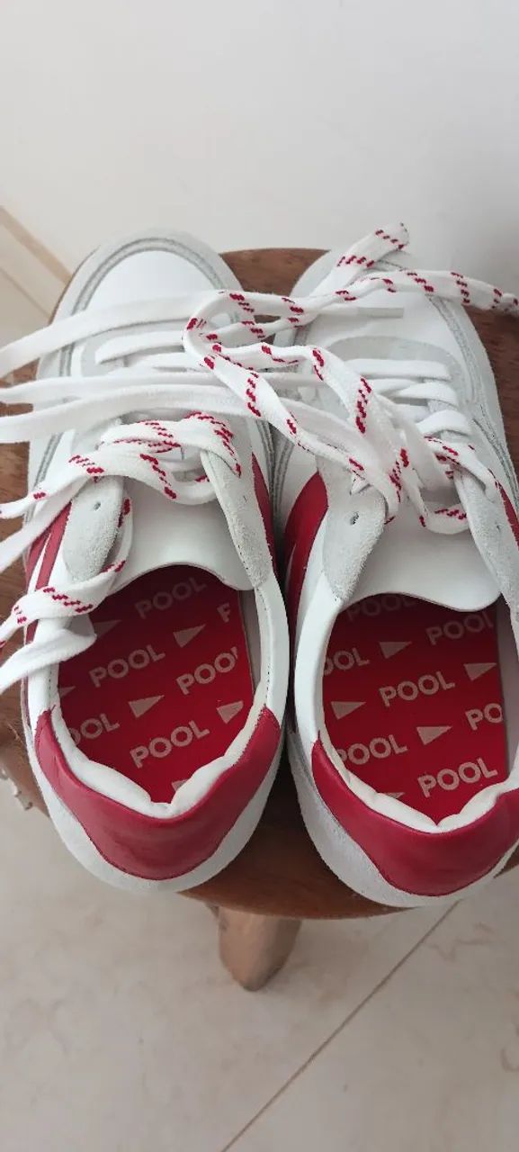 Tênis de couro legitimo Pool 37 - Foto 2