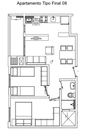 Apto Fit são joão - Itajai - Oportunidade - PRONTO PARA MORAR!! - Foto 4