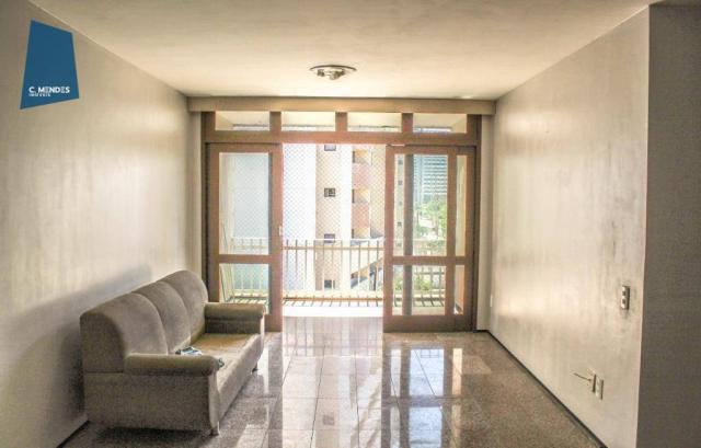 Apartamento com 3 dormitórios para alugar, 100 m² por R$ 1.600/mês - Papicu - Fortaleza/CE - Foto 3