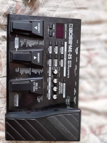 Pedaleira Boss Me-25 + Fonte Original 9v Boss Psa120zs - Foto 4