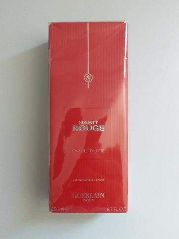 Perfume Habit Rouge Guerlain Eau de Toilette 200ml Original Lacrado