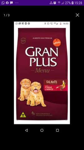 RAÇÃO Gran Plus imperdível