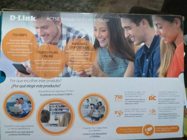 Roteador 750mbps vendo ou troco novo na caixa - Foto 2
