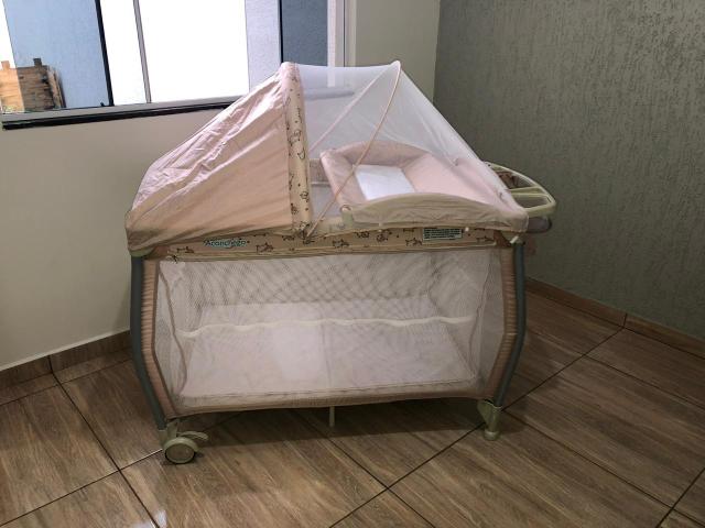Berço Portátil Aconchego - Burigotto; Aceito cartão!