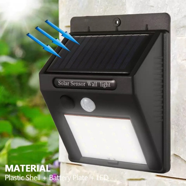 Economize energia - Luminária recarregável por luz solar