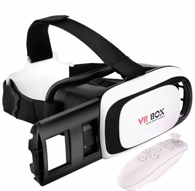 Óculos Vr Box 2.0 Realidade Virtual 3d Android Ios +controle